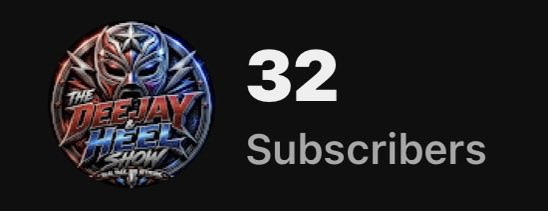 DeejayHeelShow's tweet photo. Last week, we had the most viewed episode of our show on @YouTube yet, and gained 11 subscribers.
Letโs keep pushing to get to 50 subs this week!
#BuildingTheBrand #DeejayAndHeelShow
https://t.co/B9R64oUlW7 https://t.co/VPPXDu1nAd