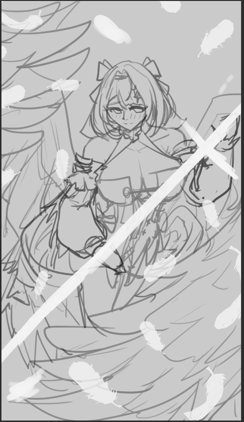 da_fukou's tweet photo. #ZZZenless Remielle WIP https://t.co/MgDpMeR7pM
