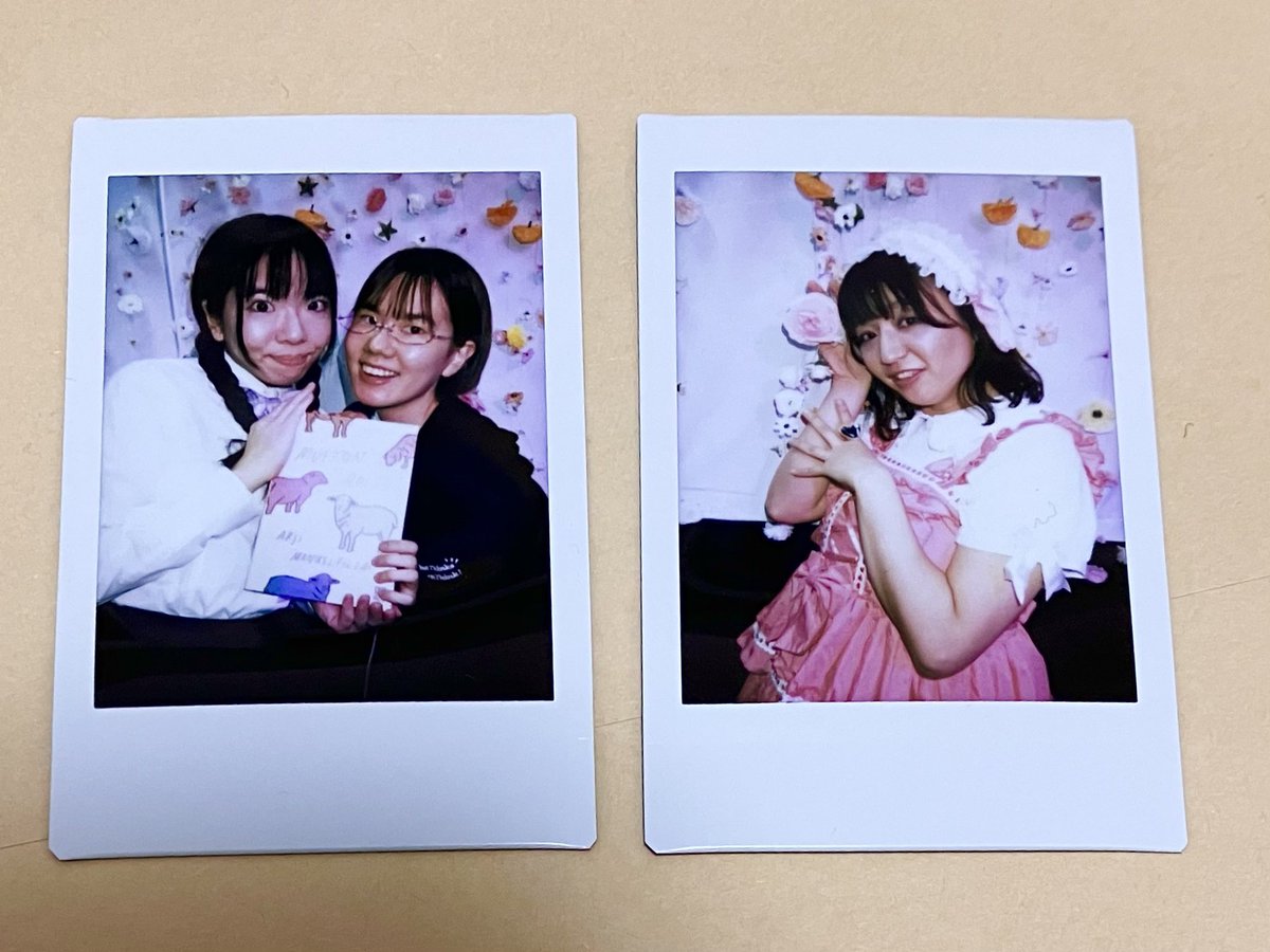 今日のチェキは一番好きな役Wまいちー。自分を後回しにするような子が