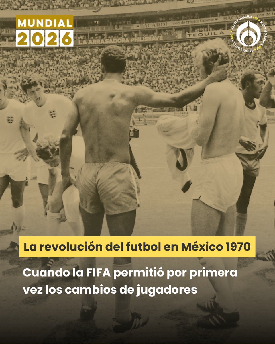 CUANDO SALIR DE LA CANCHA NO TENÍA REGRESO: EL FUTBOL ANTES DE 1970

🚑 Durante décadas, una lesión en pleno partido dejaba al equipo con menos jugadores hasta el silbatazo final.

🏟️ México 1970 fue el laboratorio perfecto para estrenar una medida que hoy parece básica e