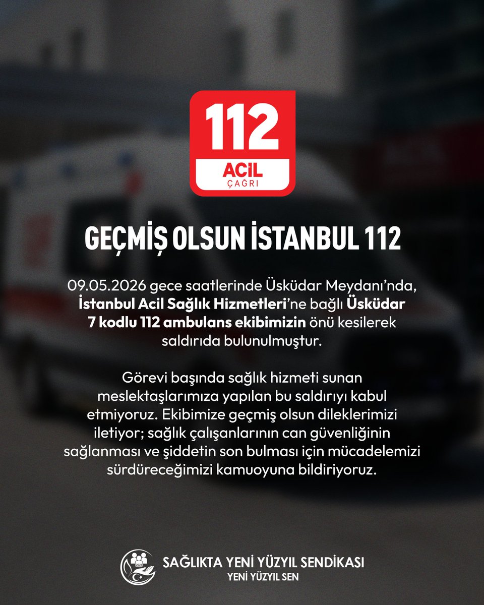 Sağlıkta Yeni Yüzyıl Sendikası tweet media