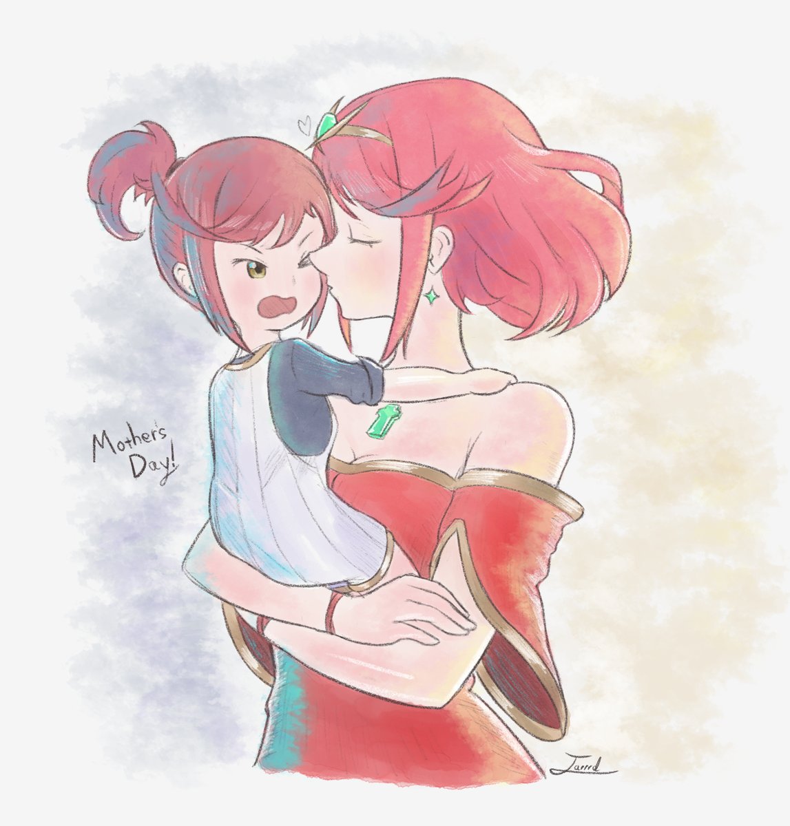 Happy Mother's Day! ❤️‍🔥

#XenobladeChronicles #XenobladeChronicles2 #fanart
