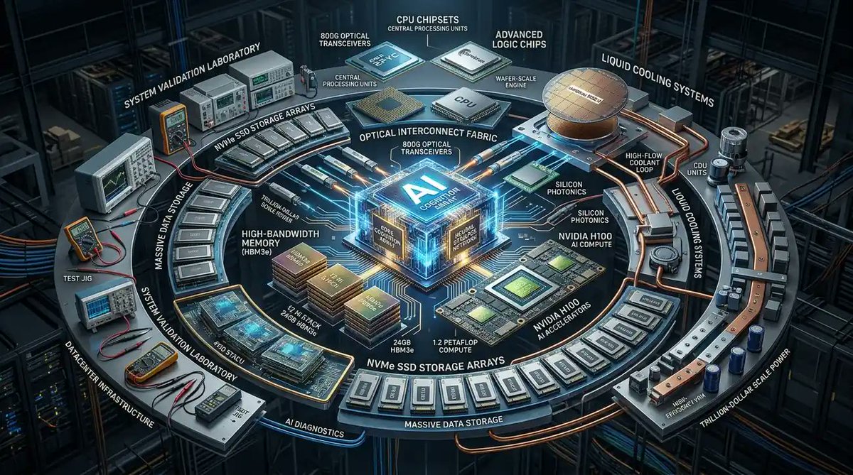 OrionInsights's tweet photo. NEW THEME: The Great AI Broadening
AI spending broadens across infrastructure, driven by inference. But extreme valuations and overbought conditions demand selective navigation. Full report below. https://t.co/8rxcGr3nij https://t.co/03pI1G9USw