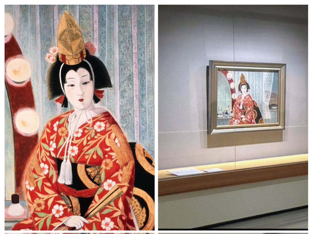 N2Kcj's tweet photo. 畠山美術館の守屋多々志の華麗な歴史画展お気に入り作品｢アンジェリコの窓｣｢巴里の若き岡倉天心｣｢ポトマック湖畔の福沢諭吉｣｢パリの川上貞奴｣ https://t.co/BpvU3TR6i9
