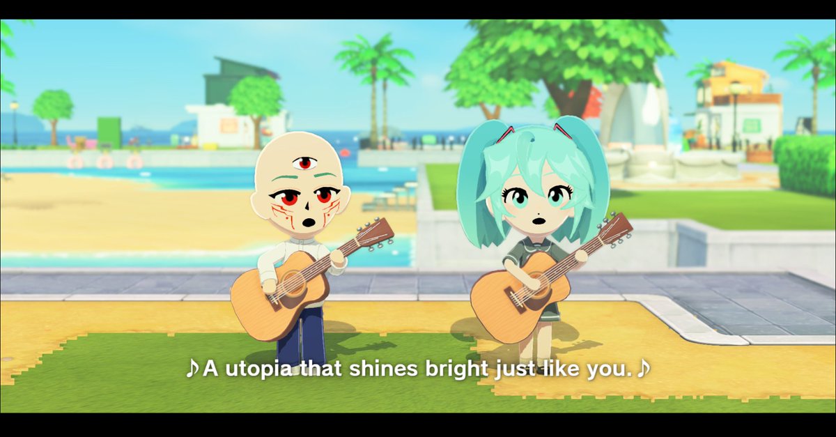 awww cross mii and miiku sang me a little song