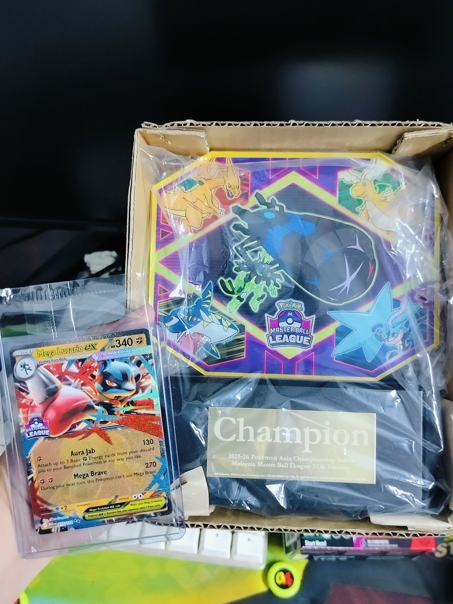 LaMarque09's tweet photo. Malaysia 2025/2026 Season Master Ball League Senior Division CHAMPION with Marnie's Grimsnarl
Worlds Invite secured, hopefully can get visa approval to officially compete in World Championship in San Francisco 🫡 https://t.co/t7tPhbmD8o