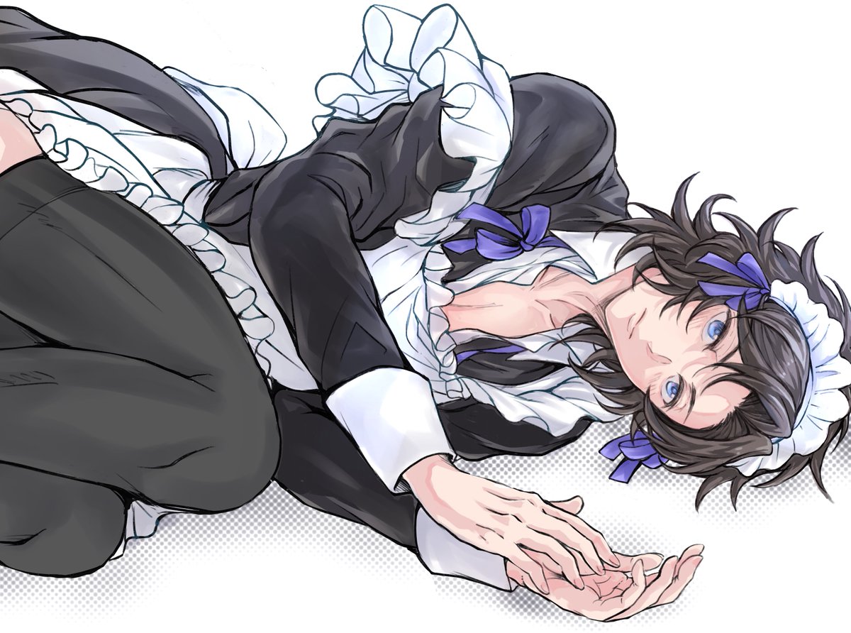「ポイピクに載せてたメイドランのセンシティブな絵です (塗り途中な上に本当にやばそ」|まり🍓もんどのイラスト