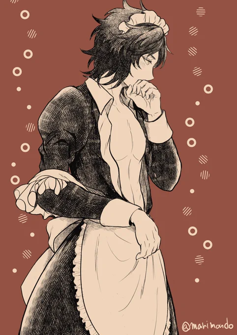 ポイピクに載せてたメイドランのセンシティブな絵です (塗り途中な上に本当にやばそな部分はカットしてます)