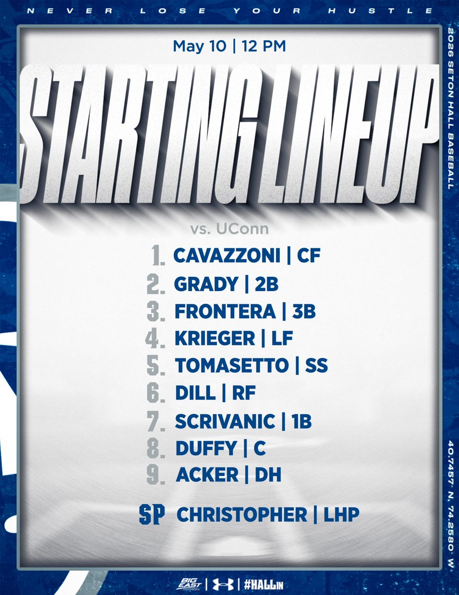 Seton Hall University Baseball tweet media