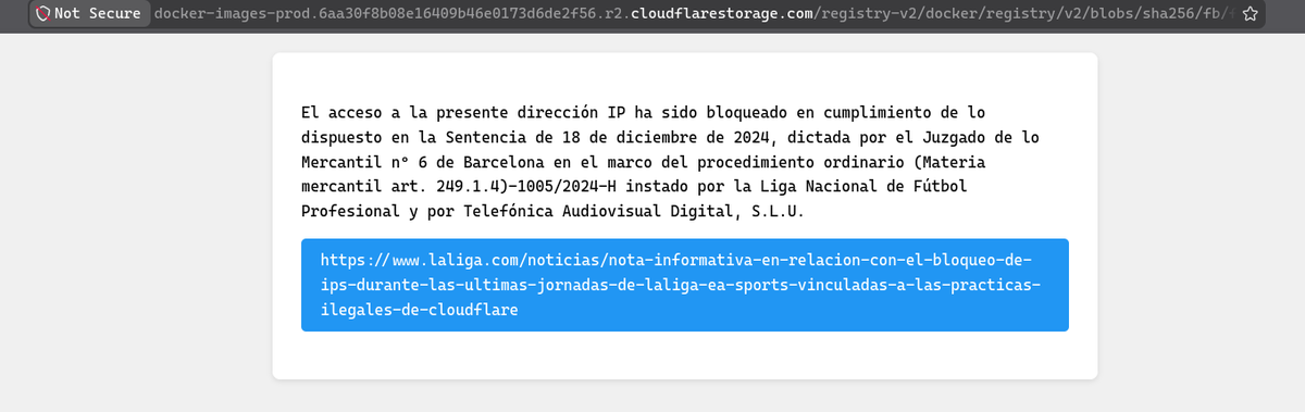 erlantzc's tweet photo. Quiero hacer un par de cosas en local.
Quiero bajarme la imagen de postgreSQL de https://t.co/6PbANHzgNL (Un software de base de datos que nada tiene que ver con fútbol para quien no lo sepa)
@LaLiga  (Me ahorro adjetivos para mantener cierta profesionalidad) be like: https://t.co/7hw3uxbNPJ