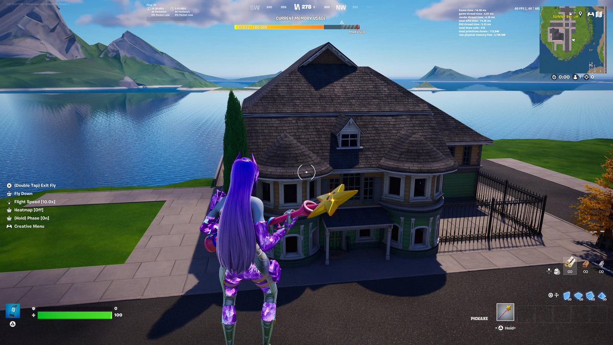 STARCOMEREMAKE's tweet photo. First house is almost done just need to deck out the interior and exterior than make the others. #Fortnite #FortniteCreative #FortniteChapter7 #FortniteC7S2 https://t.co/UufBNZRY6n
