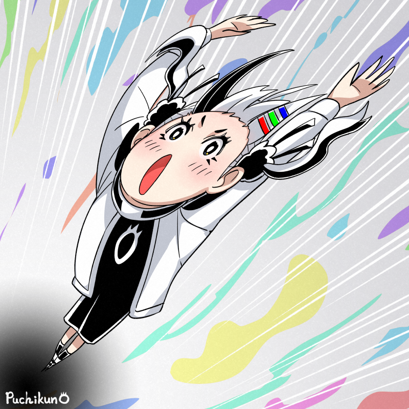 「おはモノチ 「吸い込まれるち～～～!」 #MonochiProject」|ぷちくん/puchikun（絵師）のイラスト