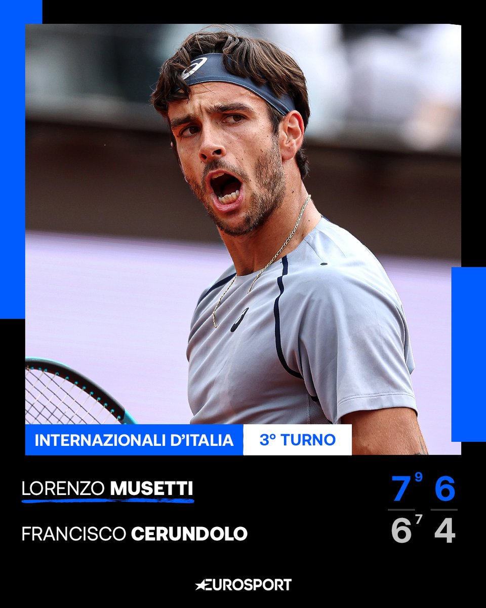MUSETTI SUPERA L'OSTICO CERUNDOLO 🤩🇮🇹

Gran prestazione del tennista azzurro che, in due set, si sbarazza del tennista argentino e accede agli ottavi di finale. Qui affronterà Casper Ruud per un posto ai quarti ⚔️

#Tennis #IBI26 #Musetti