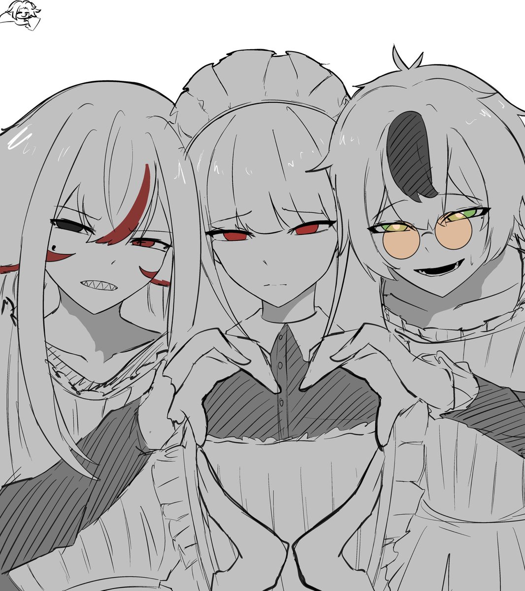 魔法少女組(メイド)