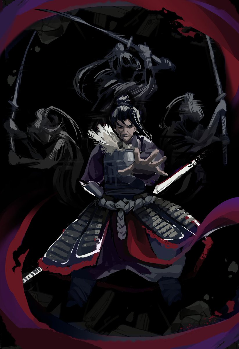 CrazyDwagon's tweet photo. Just so you know, this is what @Tired_Vanitas draws and never uploads. She just draws stuff for me and doesn't bother sharing.
This is a Samurai Illusionist BTW https://t.co/XE2Ik4typu