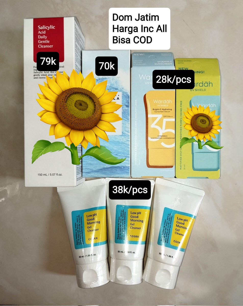 yeokiyaaa's tweet photo. ❗UPDATE STOCK ❗
🔗link co : https://t.co/sgyhuiaEiO

Sunscreen ss wardah acne hijau spf35 35ml 28k
Sunscreen ss wardah bright kuning spf35 40ml 28k
Facial wash fw cosrx low ph 50ml 38k https://t.co/zuX623JOCW