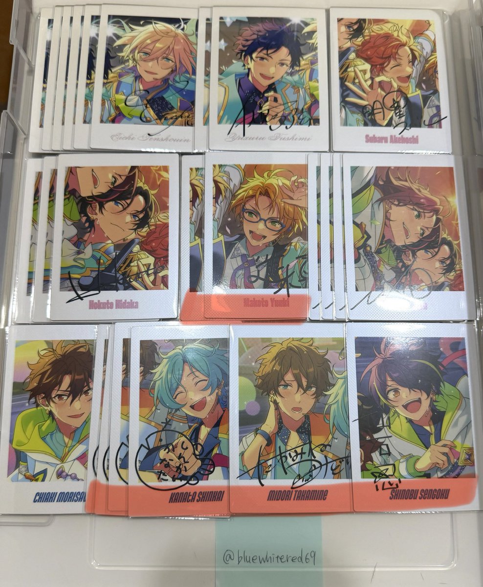1 【交換 譲渡】あんスタ ぱしゃっつ 10周年 特典 譲) 画像1〜9 求) 零