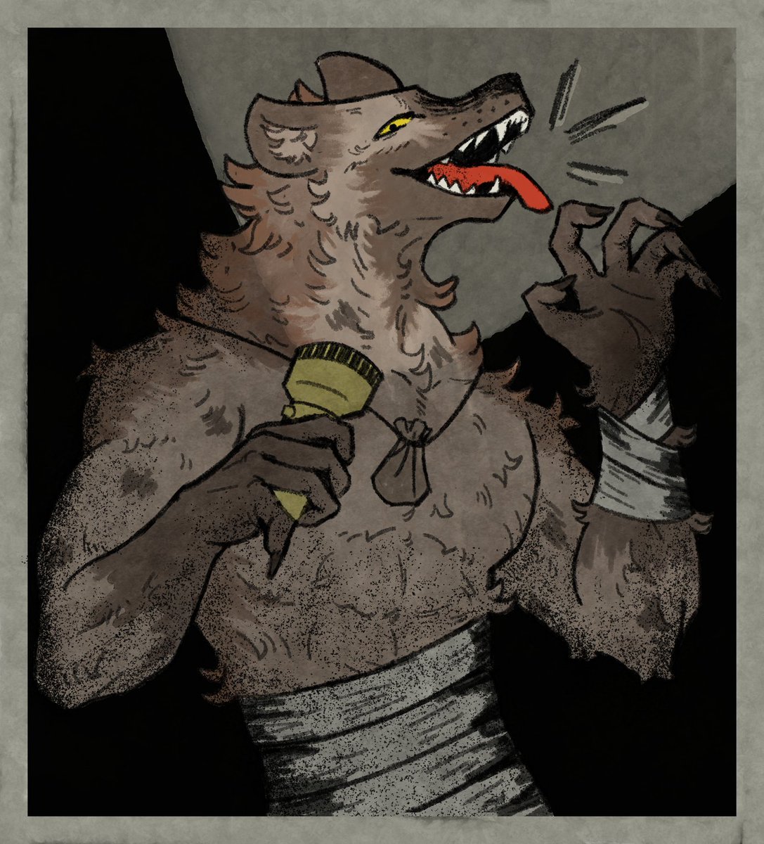 scary hyena