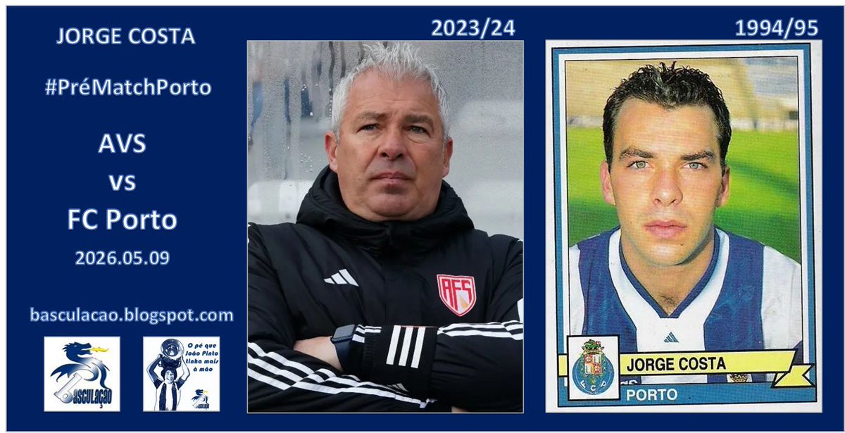basculacao's tweet photo. #PréMatchPorto 
"Cromos" que vestiram as duas camisolas... https://t.co/nguHaIqhBF