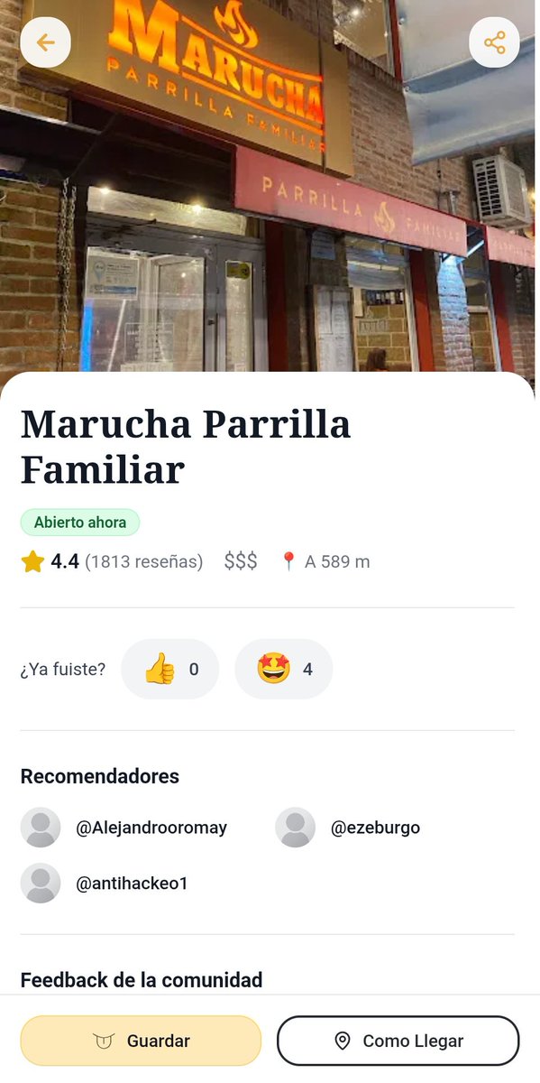 fmendiguren's tweet photo. Marucha, mi parrilla favorita hoy.
Manteles de tela, clientes del barrio y mozos de toda la vida.
El chorizo es un escándalo, de los mejores que probé en parrillas (se los hace un charcutero hace 14 años según el mozo)
Ojo de bife perfecto y fritas a tono.
(50K por pera sin vino) https://t.co/wOME3DHFpV