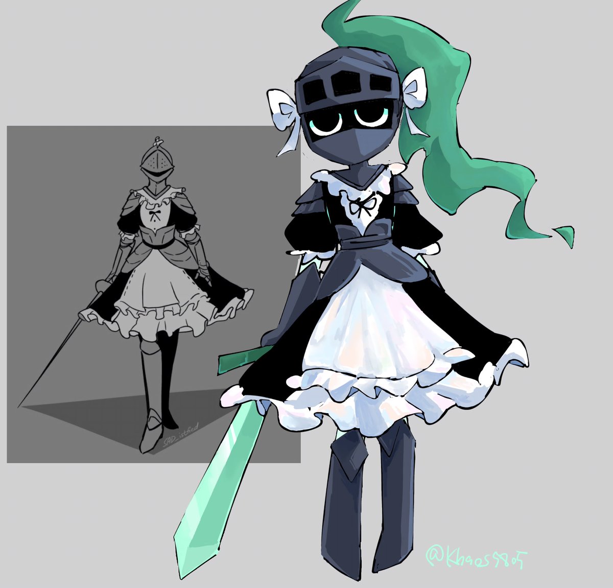 Khaos9805's tweet photo. #メイドの日 #dandysworld #dandysworldfanart #dandysworldsoulvester I’m so late https://t.co/QJgnN0RTbq