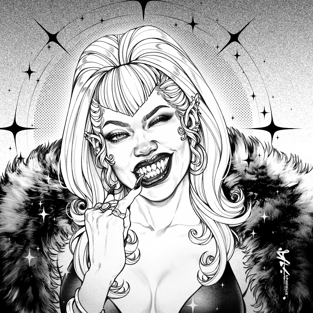 kholouz's tweet photo. Zola for Bluu 🌹✨🩸one of my favourite sketches for sure. what a gorgeous character ~! https://t.co/eP0Y1sbIV1