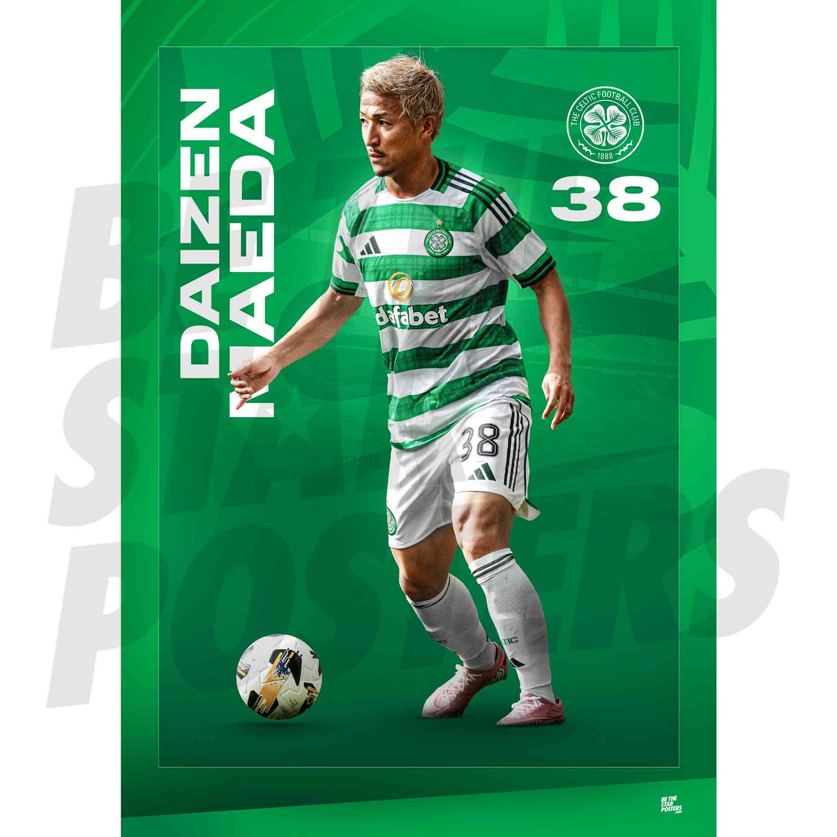 BeTheStarPoster's tweet photo. What a goal and brace today to contribute to a @CelticFC win in the Old Firm #celtic #glasgow #football #posters https://t.co/fVyYuow8Yp