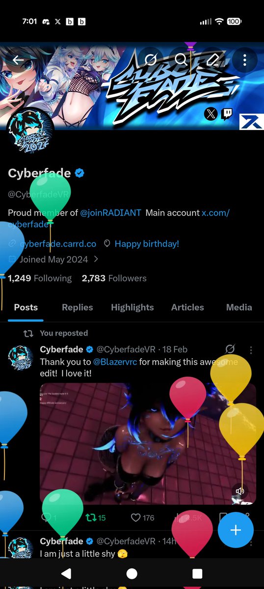 Cyberfade tweet media