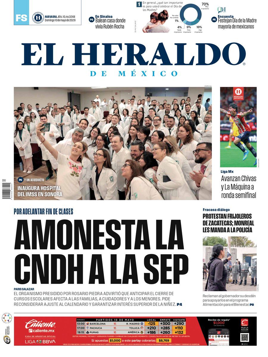 El Heraldo de México tweet media