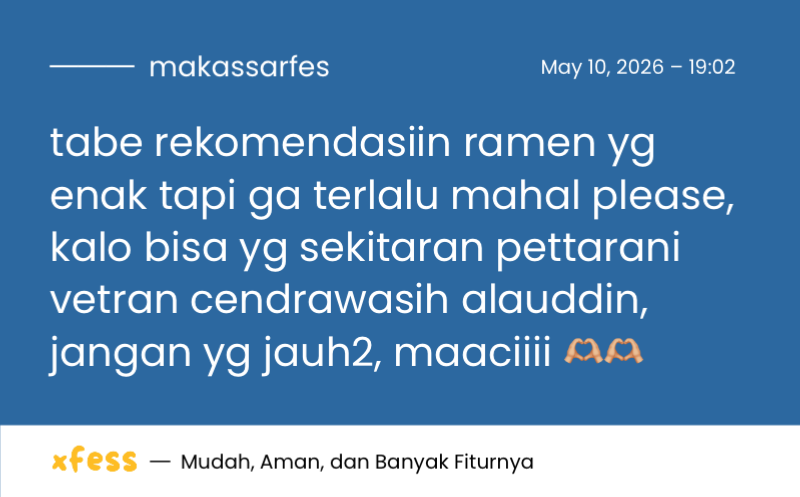 MAKASSAR FESS tweet media
