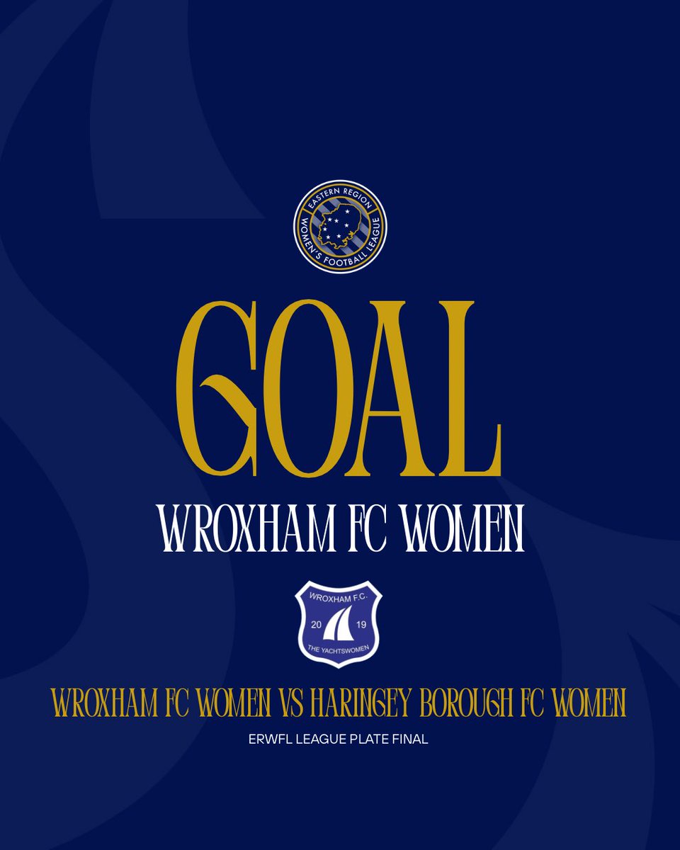 ERWFLe's tweet photo. 72 | Wroxham have a goal back as Hannah Fuller bundles the ball home from close range.

🔵 1-2 🟡 | #UnifiedByPride | #PlateFinal https://t.co/mgwAix9SK8
