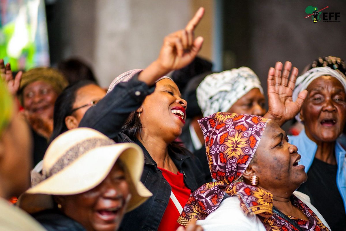 EFFSouthAfrica's tweet photo. ♦️In Pictures♦️

Our Mothers arriving for the Mother’s Day Lunch hosted by President @Julius_S_Malema at La Salud Kitchen and Lounge.

Today, we honour the mothers who carry the weight of our homes, our communities, and our revolution.

Register to vote for the EFF in the 2026 Local Government Elections, to be held on 4 November 2026.

Link: https://t.co/f3ABwe5eJi