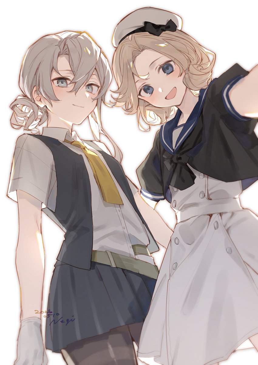 negiwork500's tweet photo. 💛💙 #艦これ https://t.co/QMd6CATPtZ