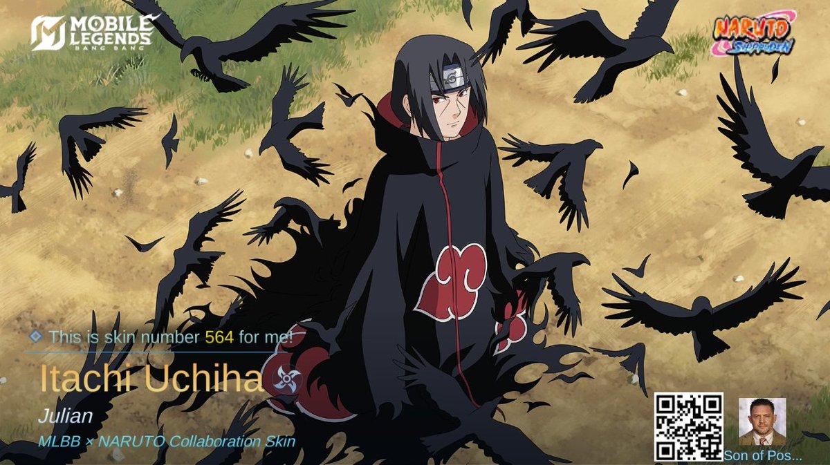 billbarness_'s tweet photo. I just obtained a new skin Itachi Uchiha in Mobile Legends: Bang Bang! Let's face off against the world's best MOBA players together! 
https://t.co/s87tYNm82J https://t.co/2DOT8aMOkV
