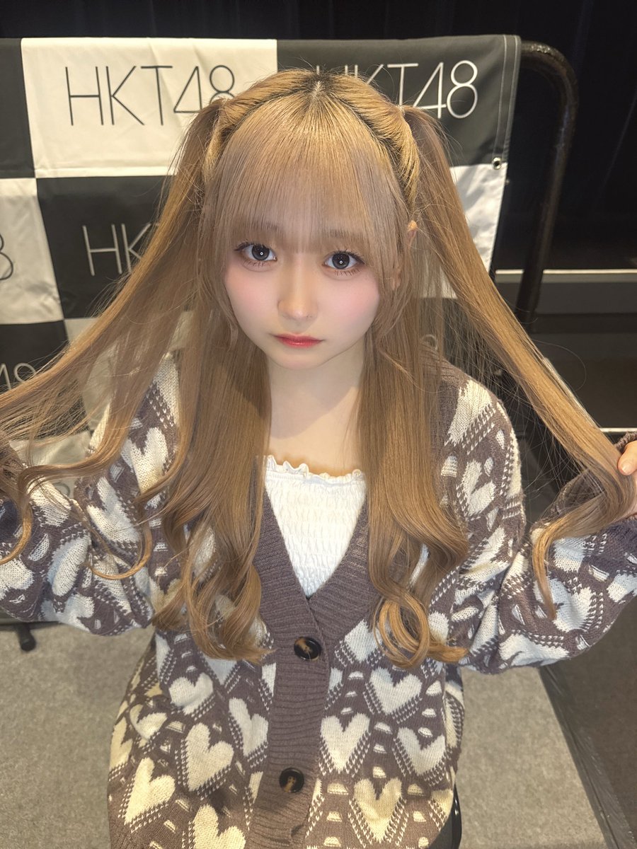 石橋颯(HKT48) tweet media