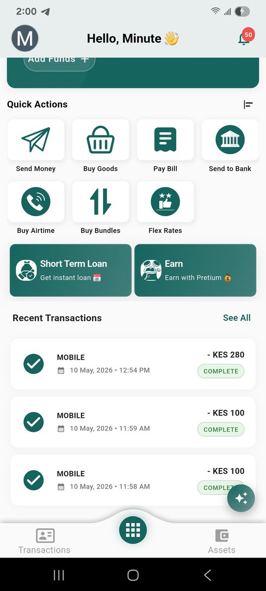 Mutuabrian_M's tweet photo. Well, pretium app can never switch up on us.

They have an interface almost similar to that of the old Mpesa App.

Instead of going through P2P, they help you spend your USDT/USDC directly. 

You pay in stables, the other person receives in Ksh. https://t.co/D9KPc5GiH4