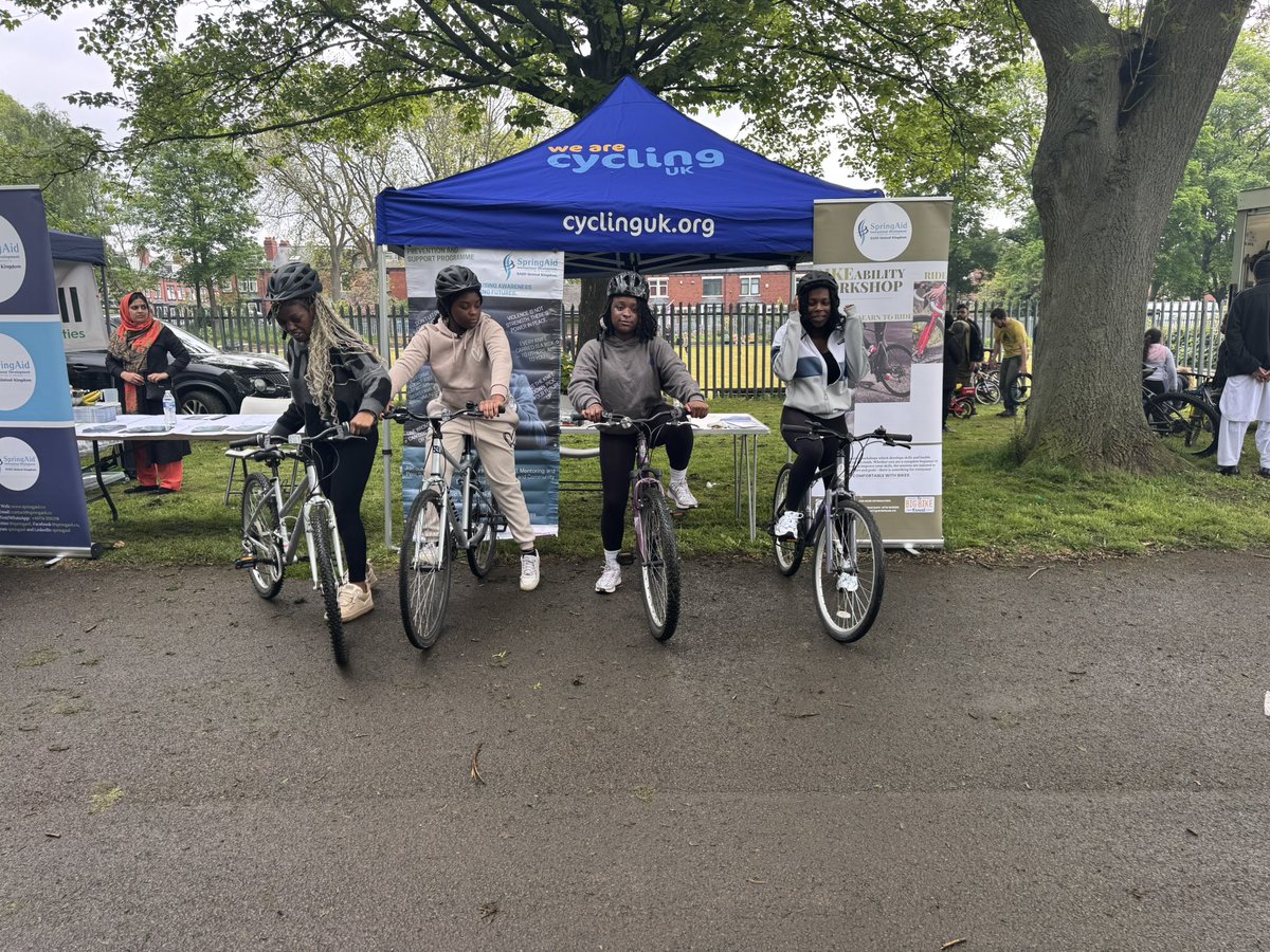 springaid's tweet photo. Building Confidence, One Ride at a Time! 

Another fantastic Learn to Ride session delivered at the “Let’s Move SouthLeeds Event”, and what an inspiring experience it was! 

A huge well done to everyone who took part—you should be proud of yourselves! https://t.co/6liAbM9BBO