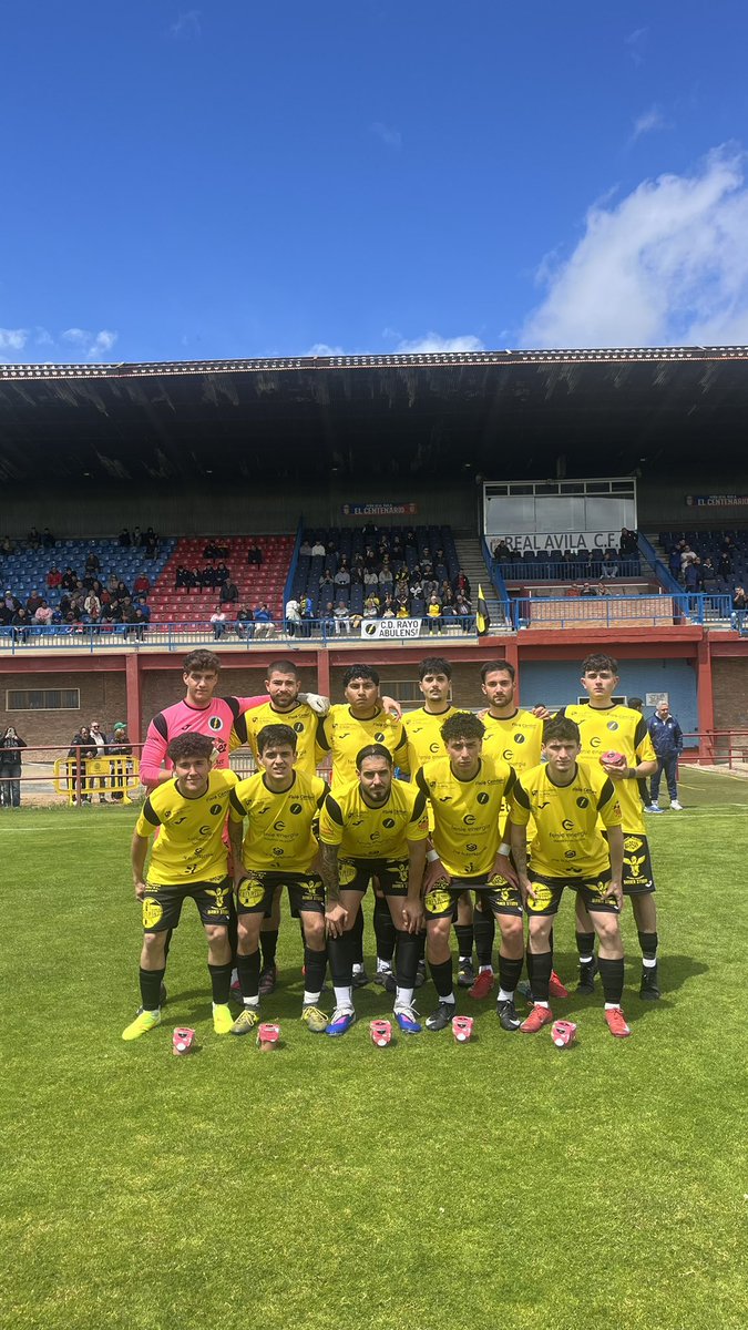 CD_Rayoabulense's tweet photo. Partido en juego ⚽️🏟️
Jornada 26 ⏰
Real Ávila Promesas 
🆚
Rayo Abulense https://t.co/i91PRzyj7t