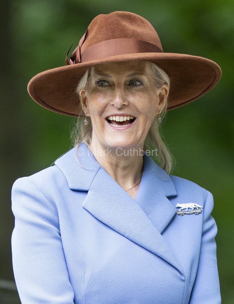 markacuthbert's tweet photo. Sophie, Duchess of Edinburgh, Royal Colonel The Queens Own Yeomanry attends the 102nd parade and service of the Combined Cavalry Old Comrades Association at Hyde Park in London. #royal #royals #sophie #duchessofedinburgh #duchesssophie https://t.co/VeC4p9hHa3