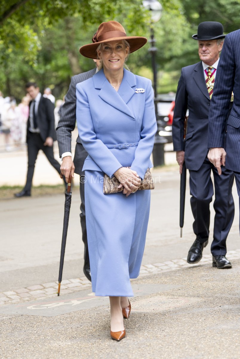 markacuthbert's tweet photo. Sophie, Duchess of Edinburgh, Royal Colonel The Queens Own Yeomanry attends the 102nd parade and service of the Combined Cavalry Old Comrades Association at Hyde Park in London. #royal #royals #sophie #duchessofedinburgh #duchesssophie https://t.co/VeC4p9hHa3