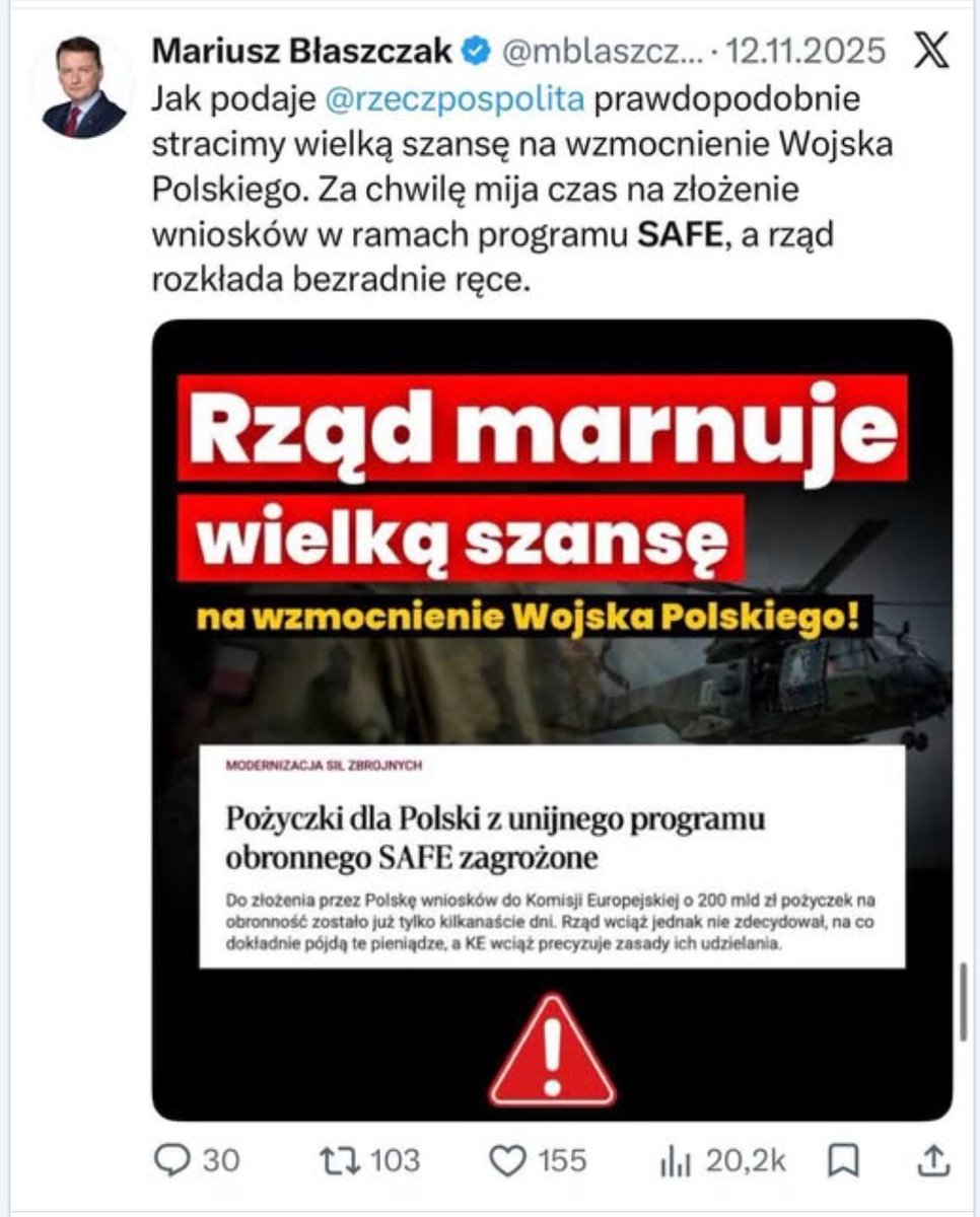 <a href="/pisorgpl/">Prawo i Sprawiedliwość</a> <a href="/Agniesz89867220/">Agnieszka Górska #BabiesLivesMatter🇵🇱</a> Najważniejsze, że szansy nie straciliśmy! Prawda?