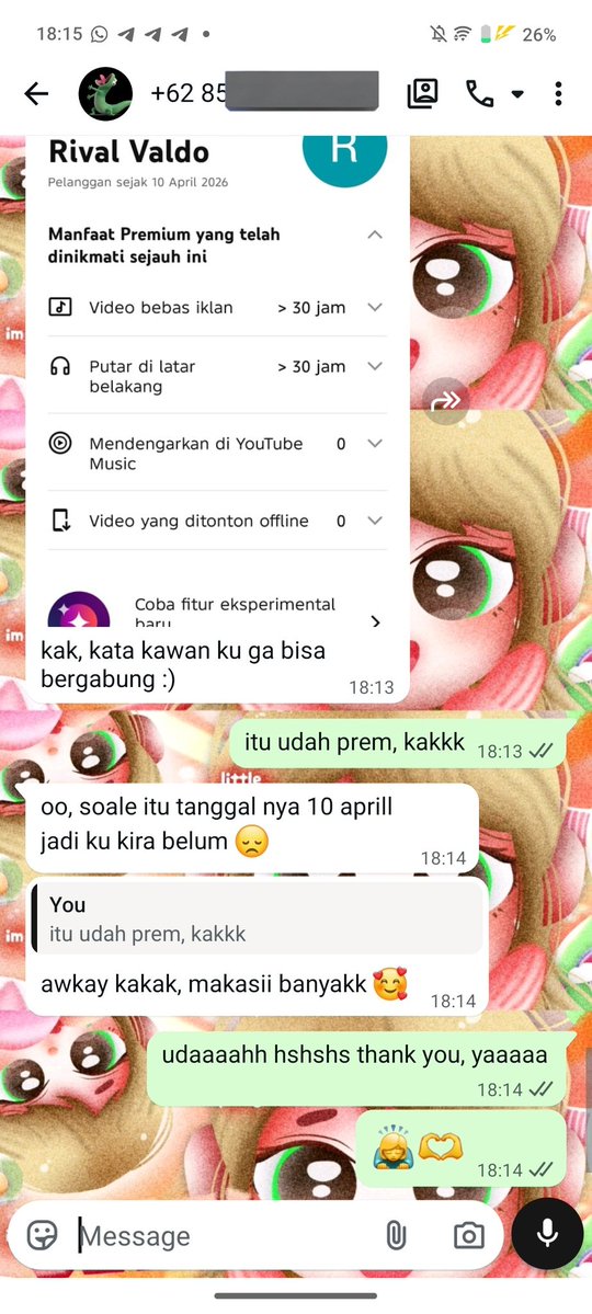 𝓬𝓮𝓬𝓮. 200+ testi, secepat kilat di wa! tweet media