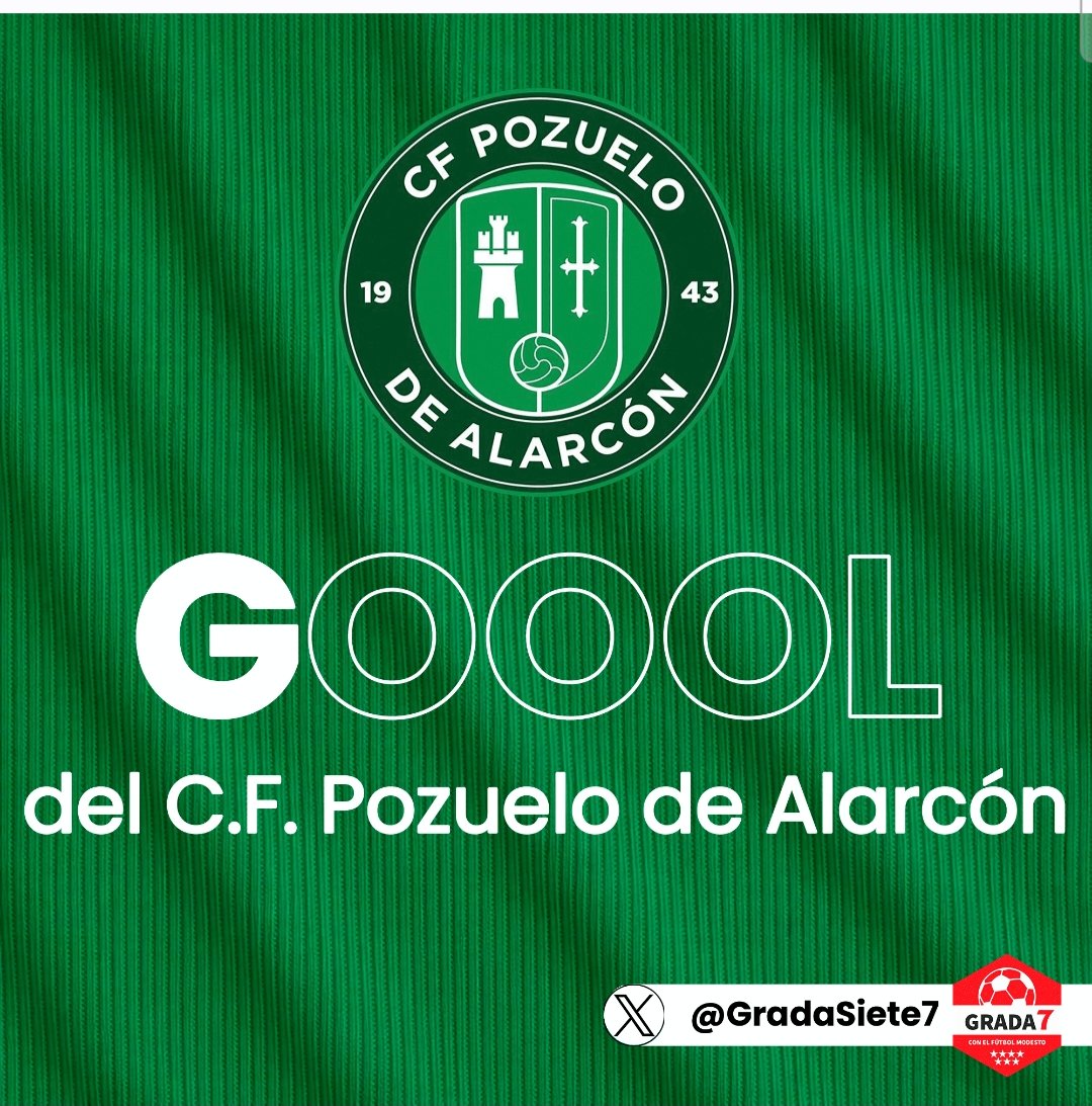 GradaSiete7's tweet photo. 🟢 @Cfpozuelo 🆚️ @CDFTRESCANTOS

⏱️ 89' |3-1| G⚽️⚽️⚽️Lazo del @Cfpozuelo

Extraordinario disparo de @Osquitar_15 que mete el tercero de su equipo.

#terceraRFEF #grupo7 https://t.co/88ULOfXSaX