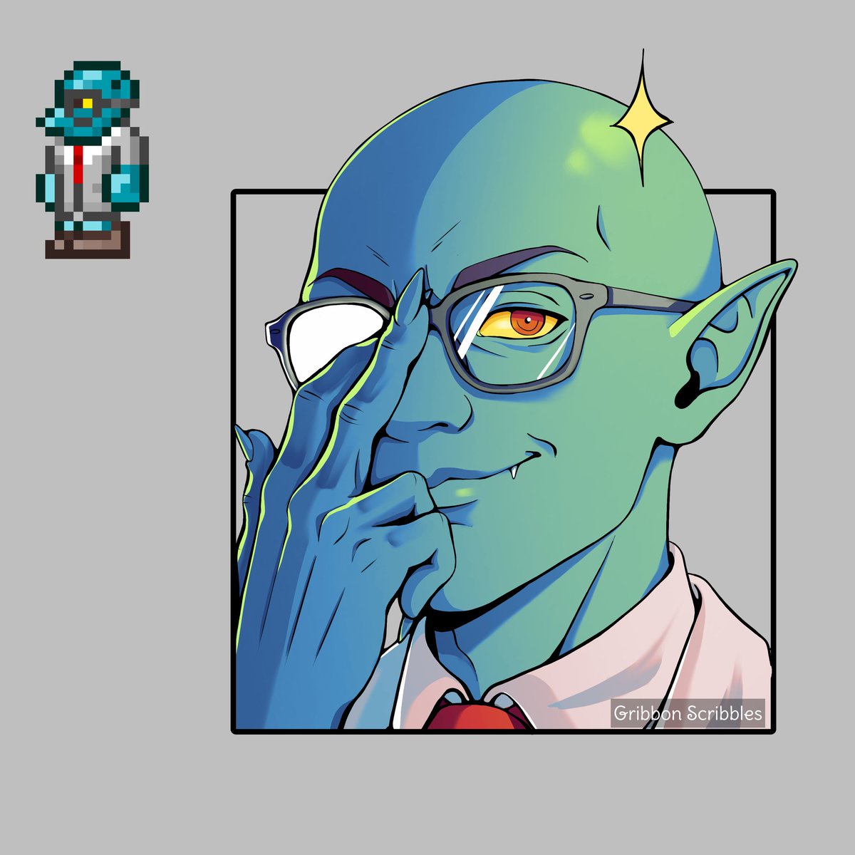 Im_Gribbon's tweet photo. Terraria custom portraits mod pt8: Goblin Tinkerer and Witch Doctor!

#terraria #GoblinTinkerer #WitchDoctor https://t.co/LEK4UlQWmT