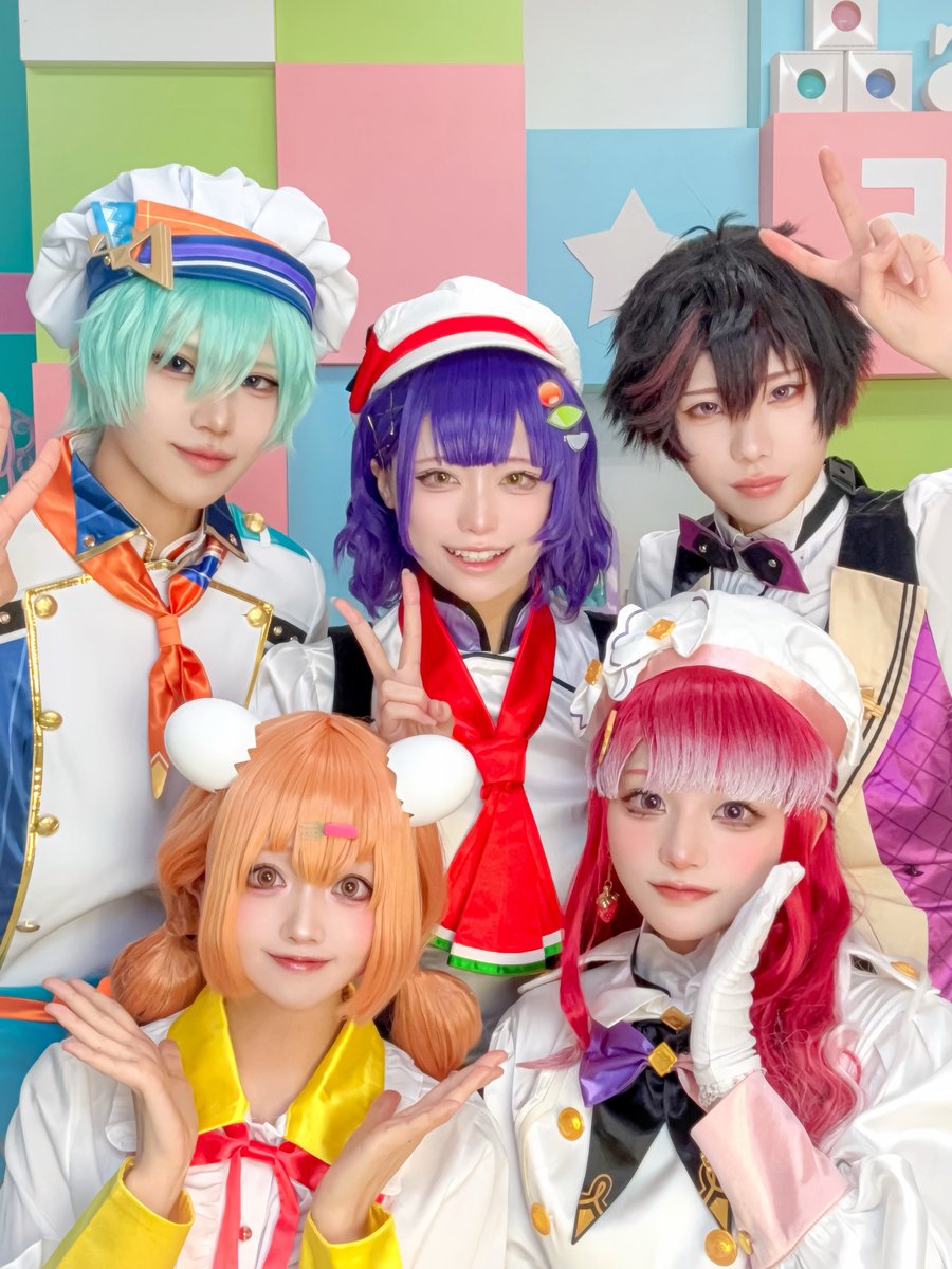 にこ様♡ありがとうございます♡ 🌈🕒cos 全員集合で撮影してきた！！ ぜーーんぶ可愛くて本当に
