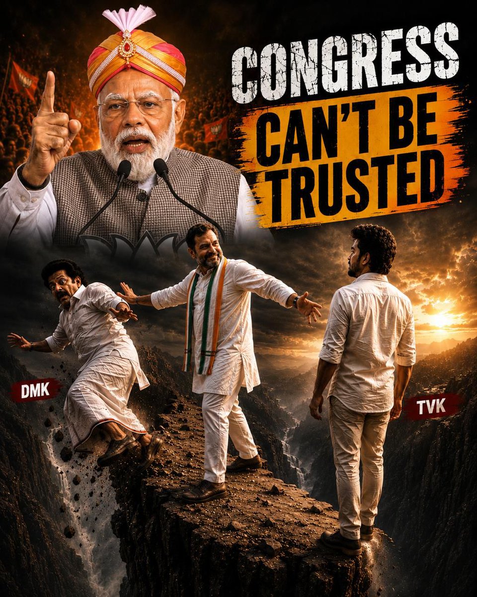 Tiwari__Saab's tweet photo. कांग्रेस ने हमेशा अपने सहयोगियों का इस्तेमाल किया
और मौका मिलते ही उन्हें किनारे कर दिया।
सत्ता के लिए दोस्ती और सत्ता बचाने के लिए दूरी…
यही उसकी कार्यशैली रही है।
जनता अब भावनात्मक भाषण नहीं राजनीतिक सच देख रही है।
यही कारण है कि आज जनता का भरोसा टूट चुका है।
#ThugCongress https://t.co/oZG1hlDZny