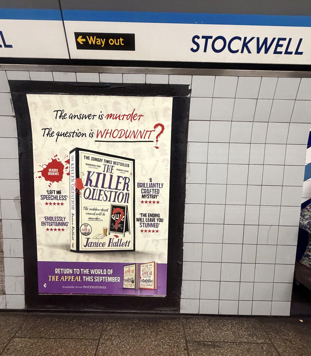 JaniceHallett's tweet photo. Found this little number at #Stockwell on the #VictoriaLine 🍻🕵️‍♀️🔎 https://t.co/4EWqRHD72K