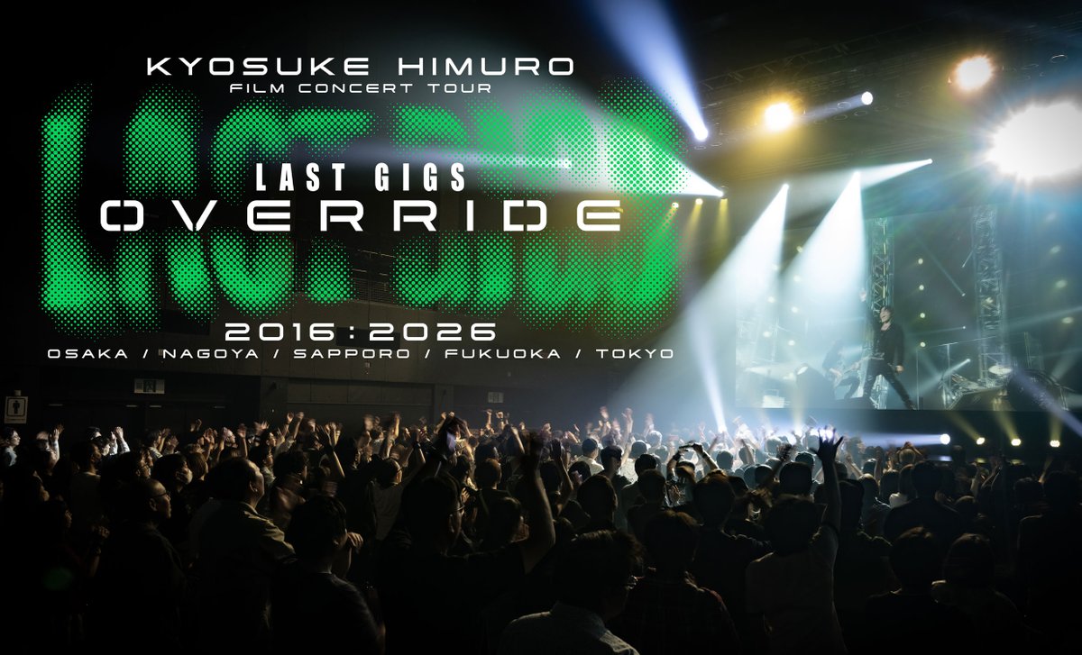 himuro_com's tweet photo. KYOSUKE HIMURO LAST GIGS OVERRIDE
ZEPP SAPPORO 20260510
"Thank you for overriding LAST GIGS."
#kyosukehimuro #lastgigsoverride #kingswing https://t.co/ihxNnzHG6c