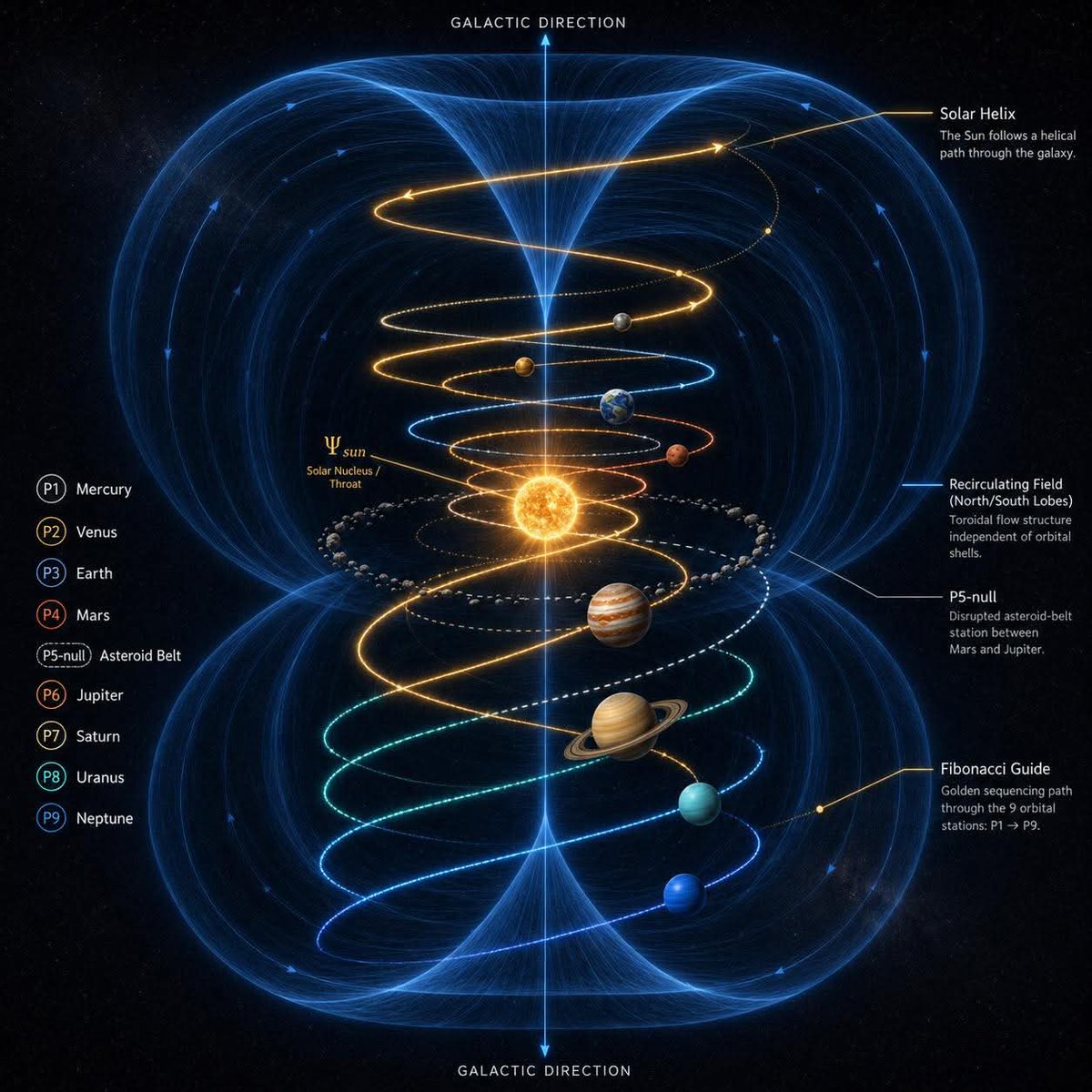 TSSM v1.3 — Galactic Helix Projection A flat diagram of the Solar ...