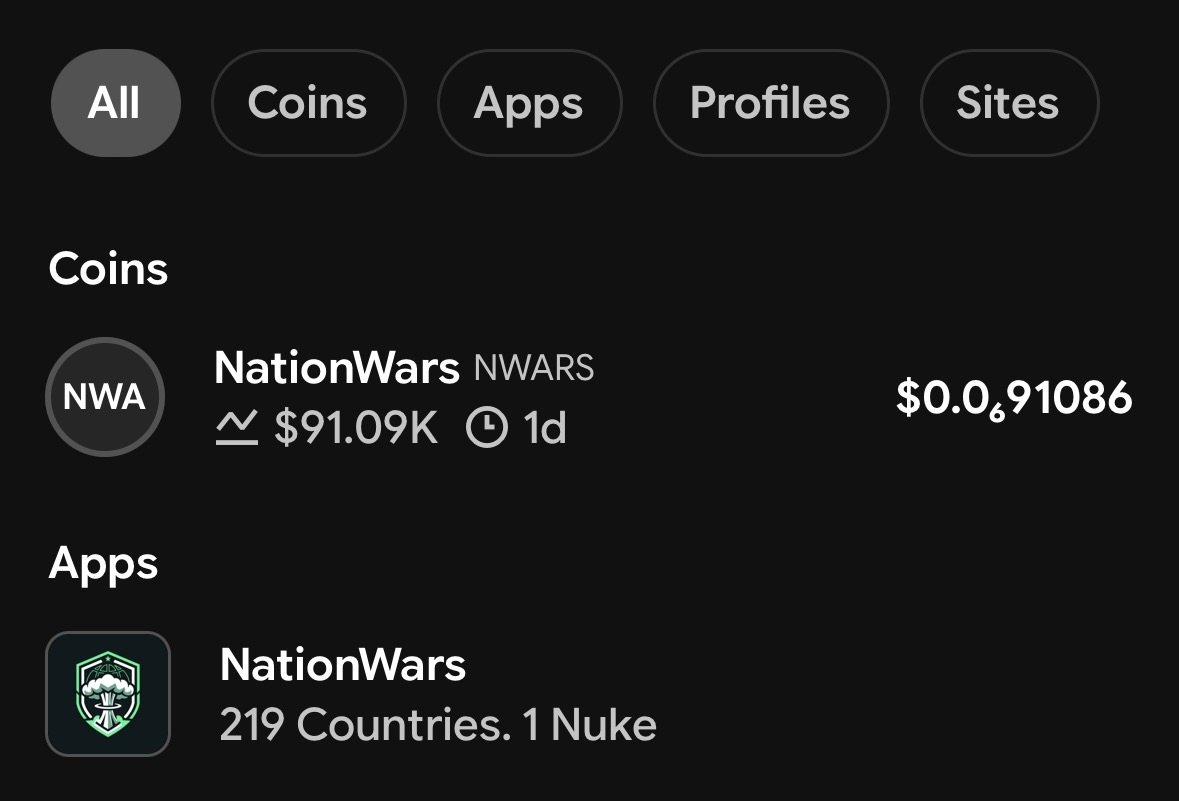 NationWarsBase's tweet photo. NationWars is now live on @baseapp 

That means millions of Base users can now discover and play directly through the ecosystem.

More eyes on the map.
More countries getting claimed.
More alliances forming.

The world keeps expanding. https://t.co/WLHaxLe7b1
